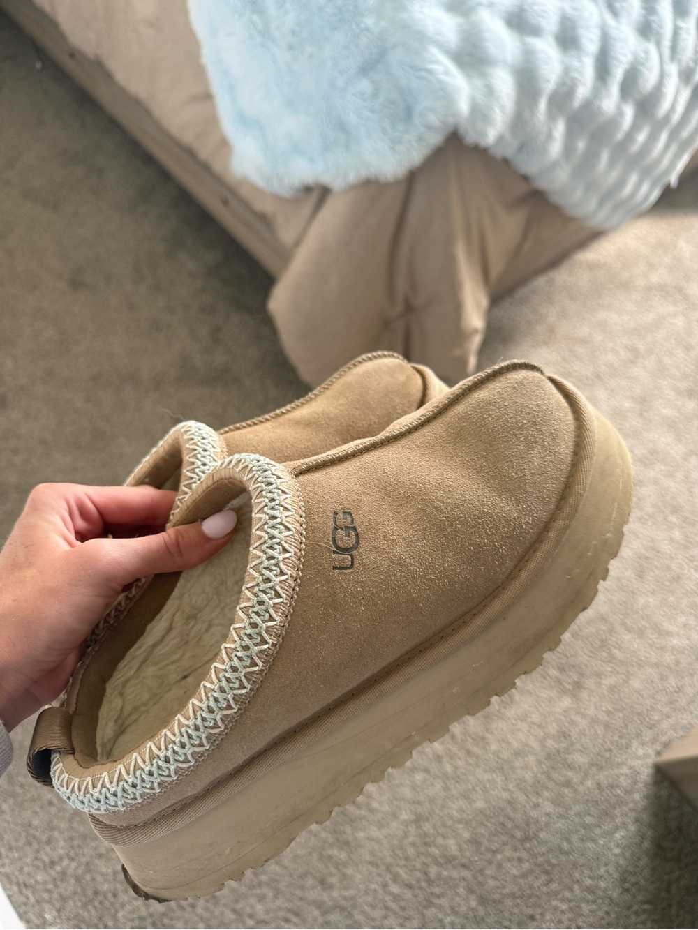 UGG Women's Sand Tasman Platform Slippers